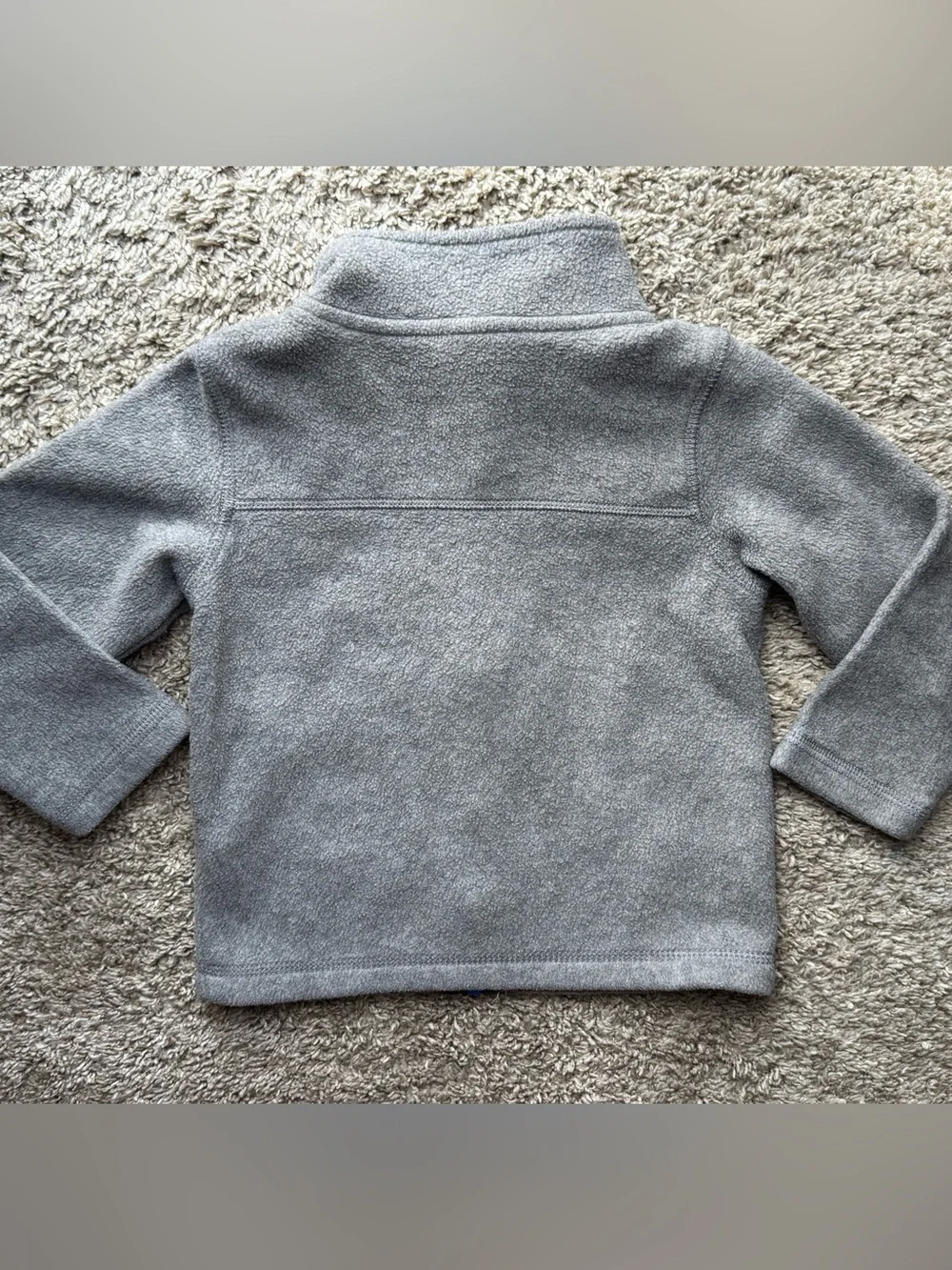 Carter’s Toddler Fleece Jacket Size 2T Gray Full Zip Lightweight Zip-Up